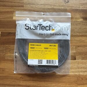 Startech High Speed HDMI Cable 1.8m/6ft HDMI Male to HDMI Male HDMM6